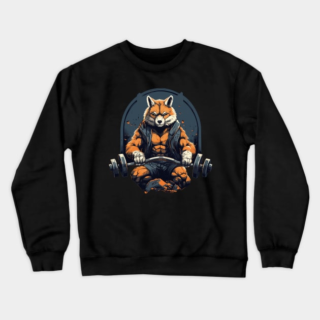 fox Crewneck Sweatshirt by piratesnow